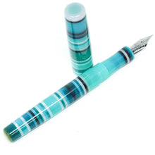 Load image into Gallery viewer, Teal Ocean Highworth Loft Bespoke Fountain Pen JoWo/Bock #6