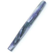 Load image into Gallery viewer, Purple Iris, Black, & White XL Langley Loft Bespoke Fountain Pen JoWo/Bock #6