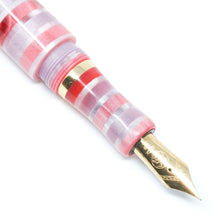 Load image into Gallery viewer, Striped Candy Spreadbury XL Grand Loft Bespoke Fountain Pen JoWo/Bock #6