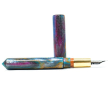 Load image into Gallery viewer, Iridescent Glow Paddington Loft Bespoke Fountain Pen JoWo/Bock #6