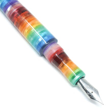 Load image into Gallery viewer, Jelly Bean Glenwood Rainbow Loft Bespoke Fountain Pen JoWo/Bock #6