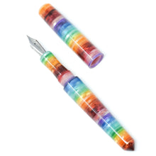 Load image into Gallery viewer, Jelly Bean Glenwood Rainbow Loft Bespoke Fountain Pen JoWo/Bock #6