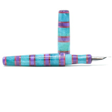 Load image into Gallery viewer, Unicorn Stripe Langley Loft Bespoke Fountain Pen JoWo/Bock #6