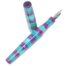 Load image into Gallery viewer, Unicorn Stripe Langley Loft Bespoke Fountain Pen JoWo/Bock #6