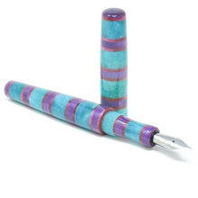 Load image into Gallery viewer, Unicorn Stripe Langley Loft Bespoke Fountain Pen JoWo/Bock #6