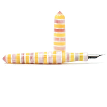 Load image into Gallery viewer, Yellow Ribbons Spreadbury Loft Bespoke Fountain Pen JoWo/Bock #6