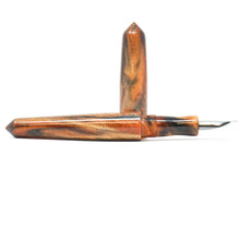 Load image into Gallery viewer, Antique Copper & Black Spreadbury Loft Bespoke Fountain Pen JoWo/Bock #6