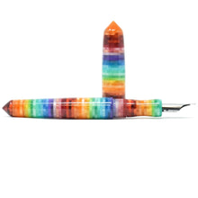 Load image into Gallery viewer, Jelly Bean 2 Kingsbury Rainbow Loft Bespoke Fountain Pen JoWo/Bock #6
