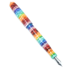 Load image into Gallery viewer, Jelly Bean 2 Kingsbury Rainbow Loft Bespoke Fountain Pen JoWo/Bock #6