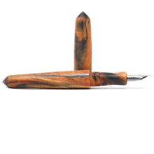 Load image into Gallery viewer, Antique Copper & Black Satin Spreadbury Loft Bespoke Fountain Pen JoWo/Bock #6