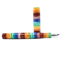 Load image into Gallery viewer, Jelly Bean 3 Highworth Rainbow Loft Bespoke Fountain Pen JoWo/Bock #6