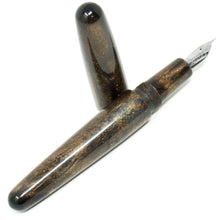Load image into Gallery viewer, Antique Copper & Black XL Grand Canterbury Loft Bespoke Fountain Pen JoWo/Bock #6