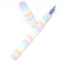 Load image into Gallery viewer, Pastel Tone Stripe Highworth Loft Bespoke Fountain Pen JoWo/Bock #6