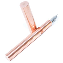 Load image into Gallery viewer, Copper ('Rose Gold') Highworth Slim Loft Bespoke Fountain Pen JoWo/Bock #6