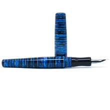 Load image into Gallery viewer, Tribute to 'Parker Vacumatic' Blue Loft Bespoke Fountain Pen JoWo/Bock #6