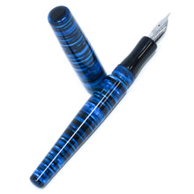 Load image into Gallery viewer, Tribute to 'Parker Vacumatic' Blue Loft Bespoke Fountain Pen JoWo/Bock #6