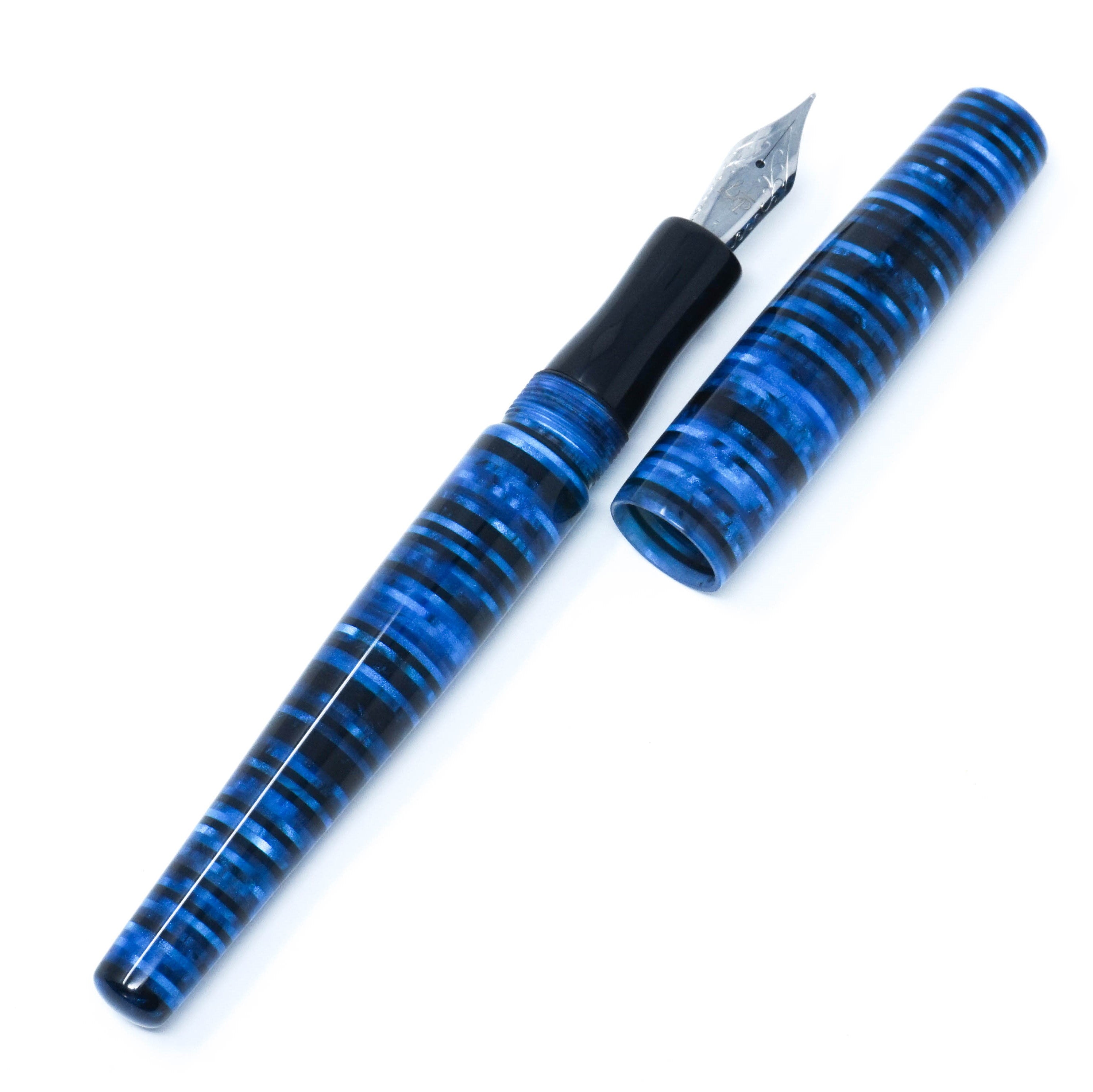 Tribute to 'Parker Vacumatic' Blue Loft Bespoke Fountain Pen JoWo/Bock #6