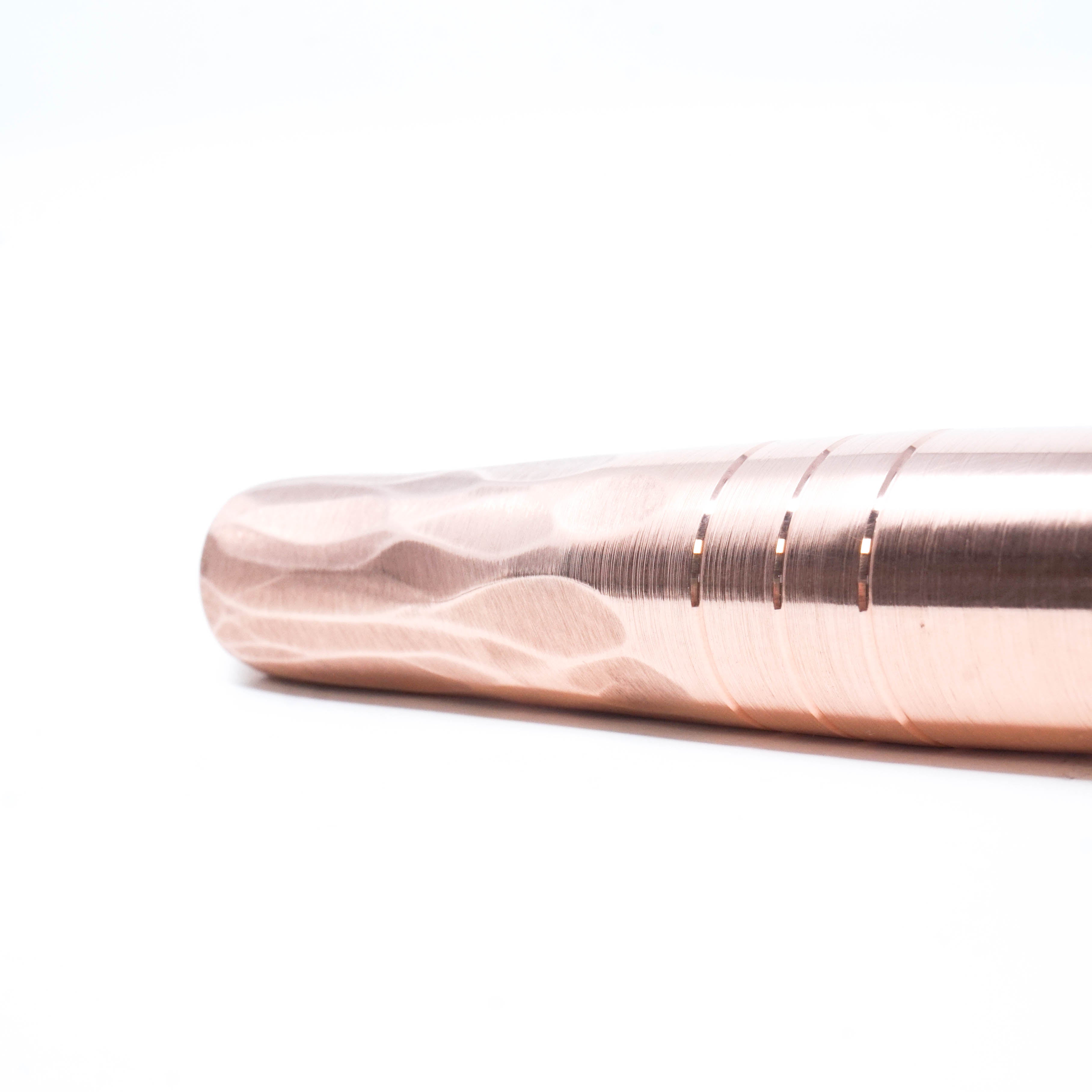 Copper ('Rose Gold') Hammered Spreadbury Loft Bespoke Fountain Pen JoWo/Bock #6