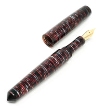 Load image into Gallery viewer, Tribute to 'Parker Vacumatic' Red Loft Bespoke Fountain Pen JoWo/Bock #6