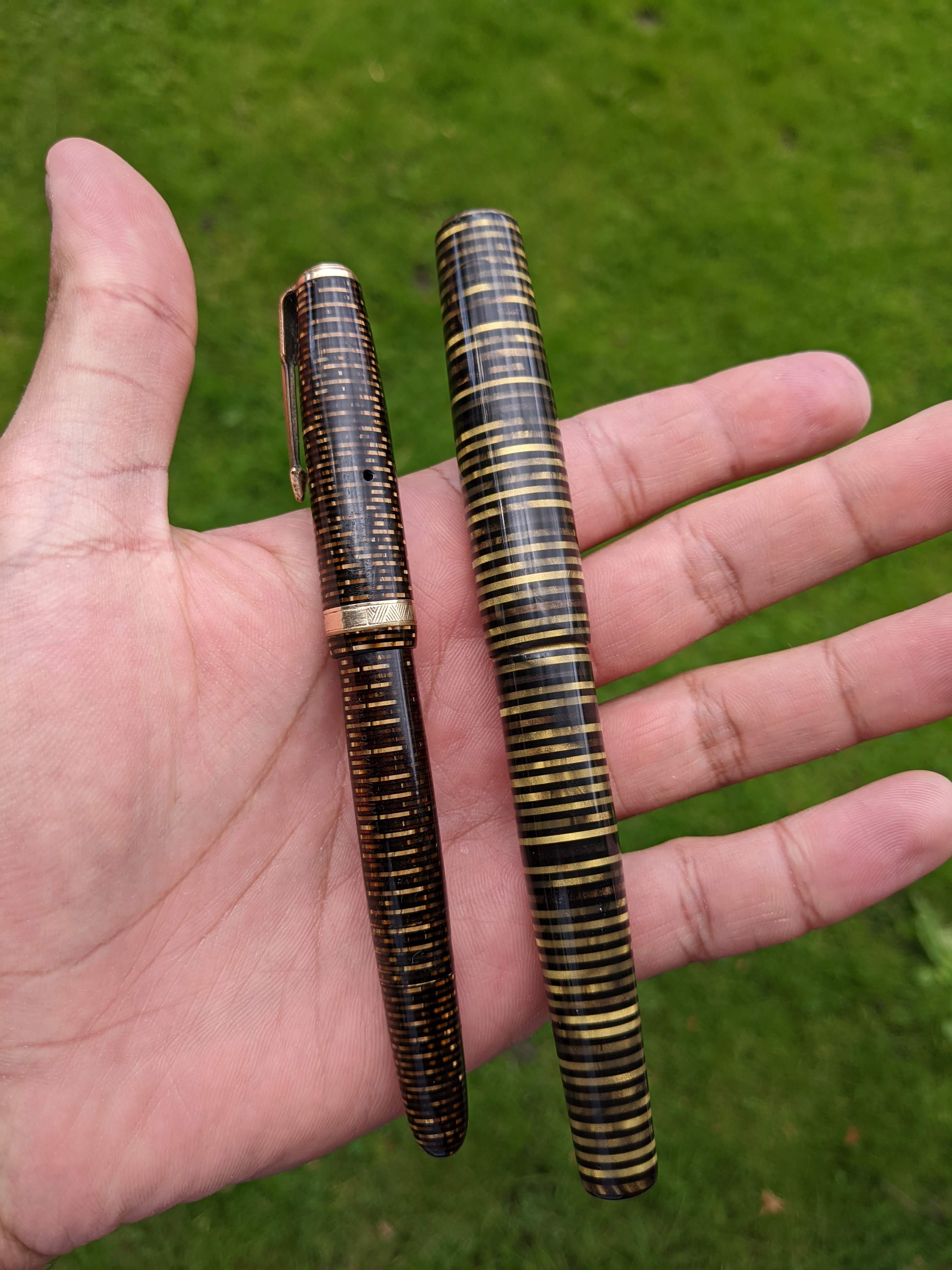 Tribute to 'Parker Vacumatic' Golden Loft Bespoke Fountain Pen JoWo/Bock #6