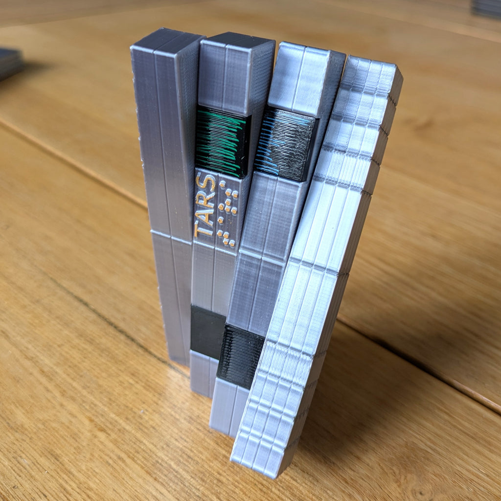 Interstellar Movie - TARS, CASE, & KIPP Robot Custom Model Figure Adjustable Collectable