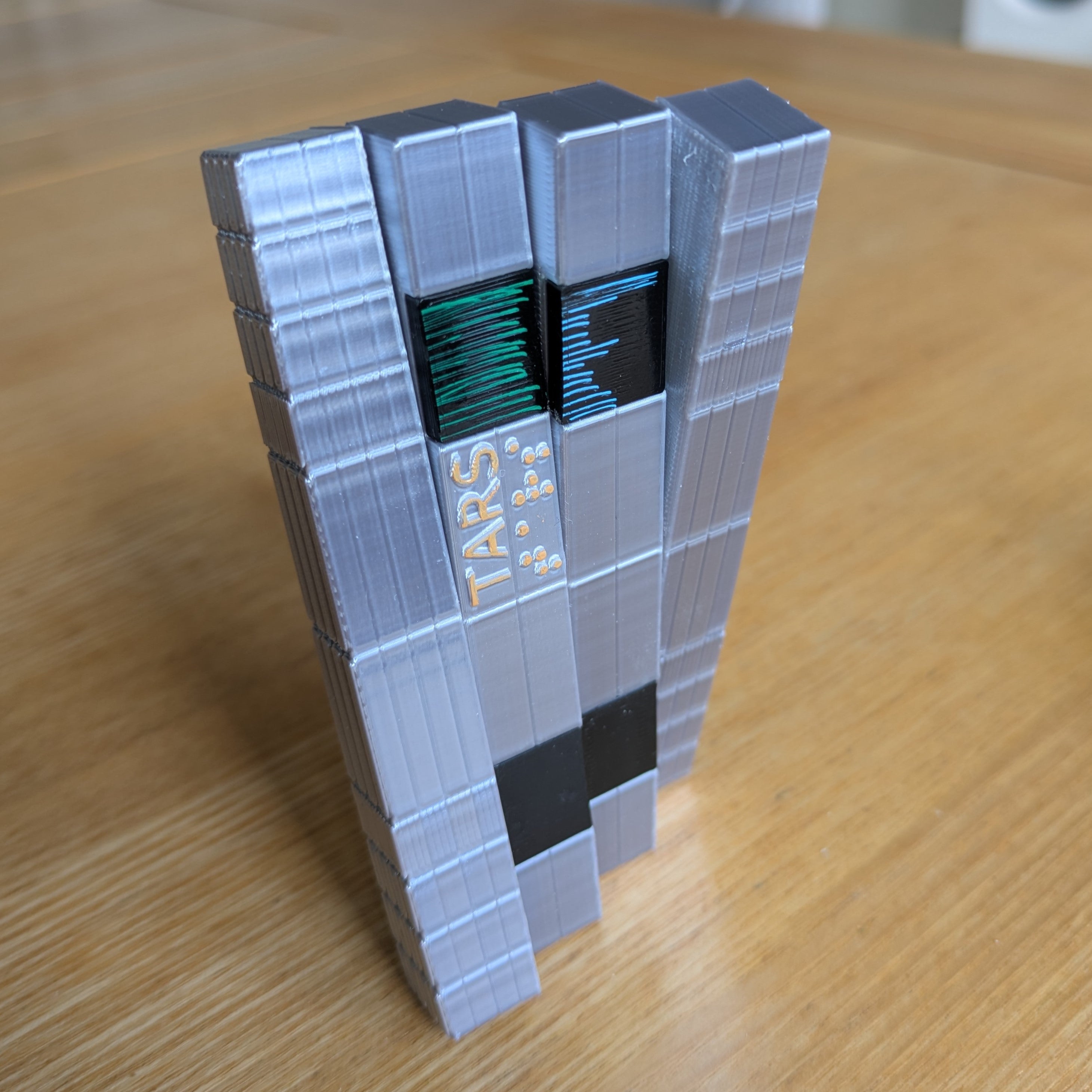 Interstellar Movie - TARS, CASE, & KIPP Robot Custom Model Figure Adjustable Collectable