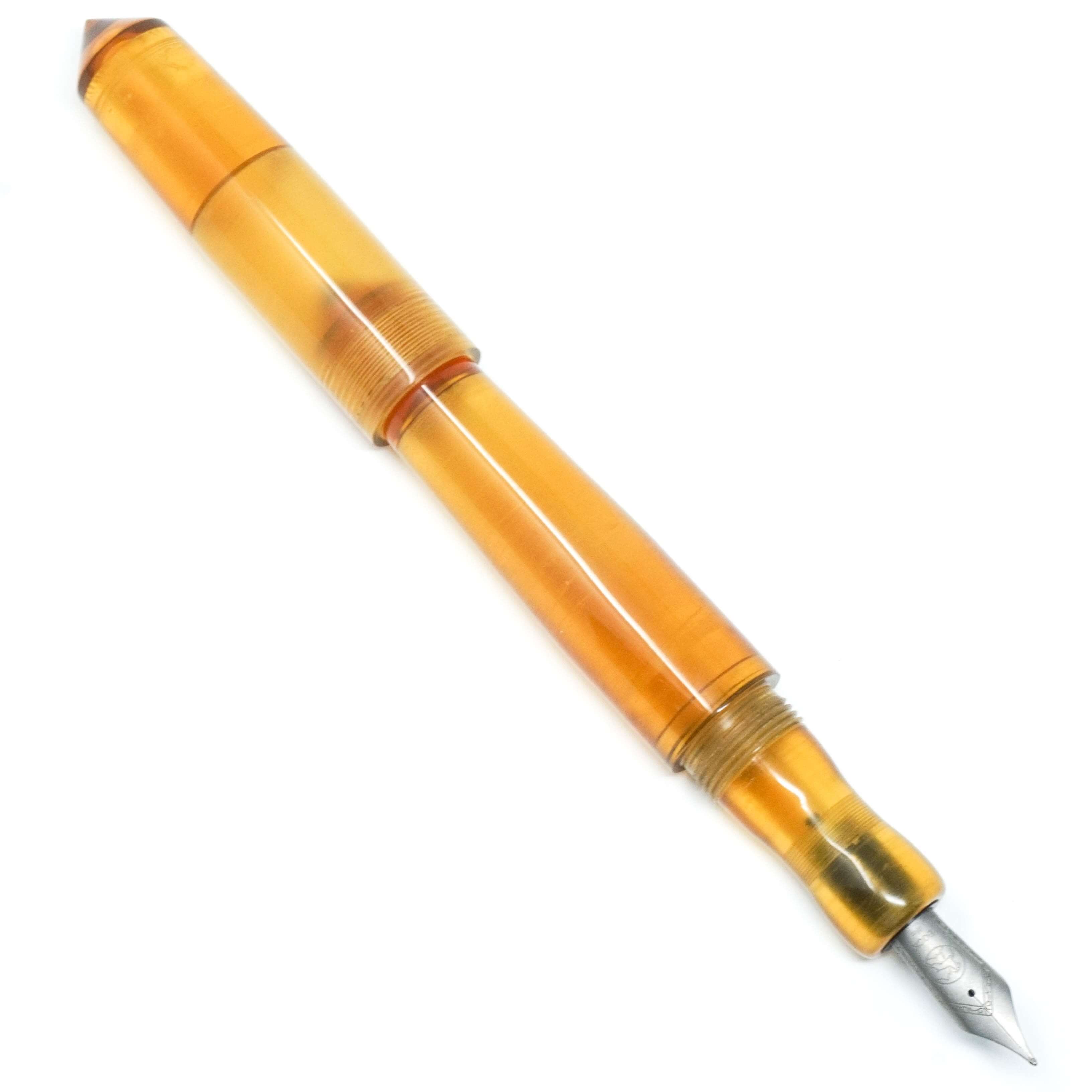 Ultem Spreadbury XL Super Custom #8 Loft Bespoke Fountain Pen - Bock #8 (NO NIB)
