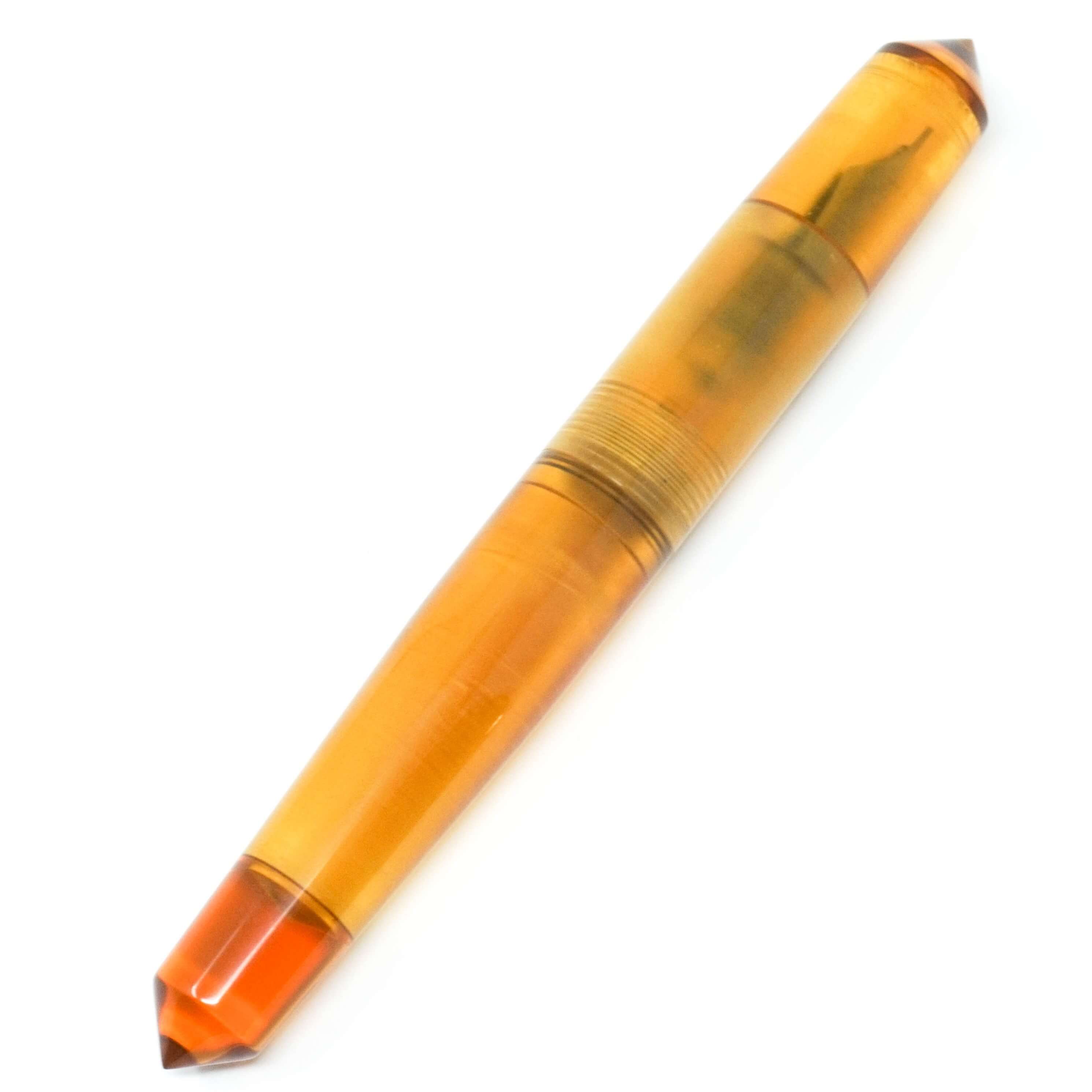 Ultem Spreadbury XL Super Custom #8 Loft Bespoke Fountain Pen - Bock #8 (NO NIB)