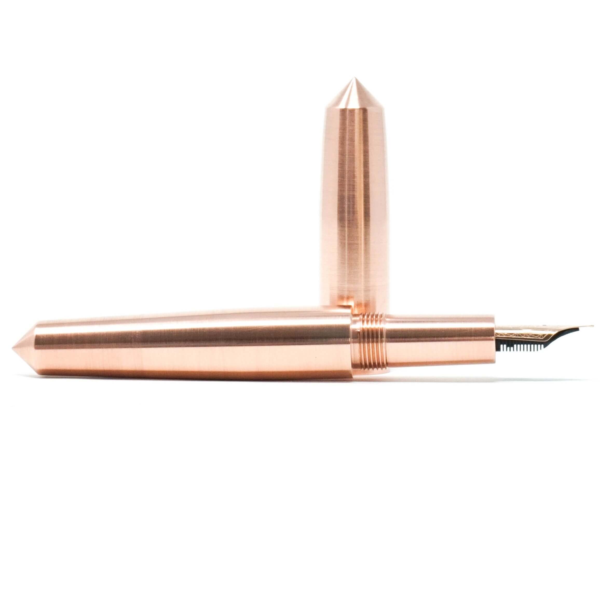 Copper ('Rose Gold') Spreadbury Loft Bespoke Fountain Pen JoWo/Bock #6