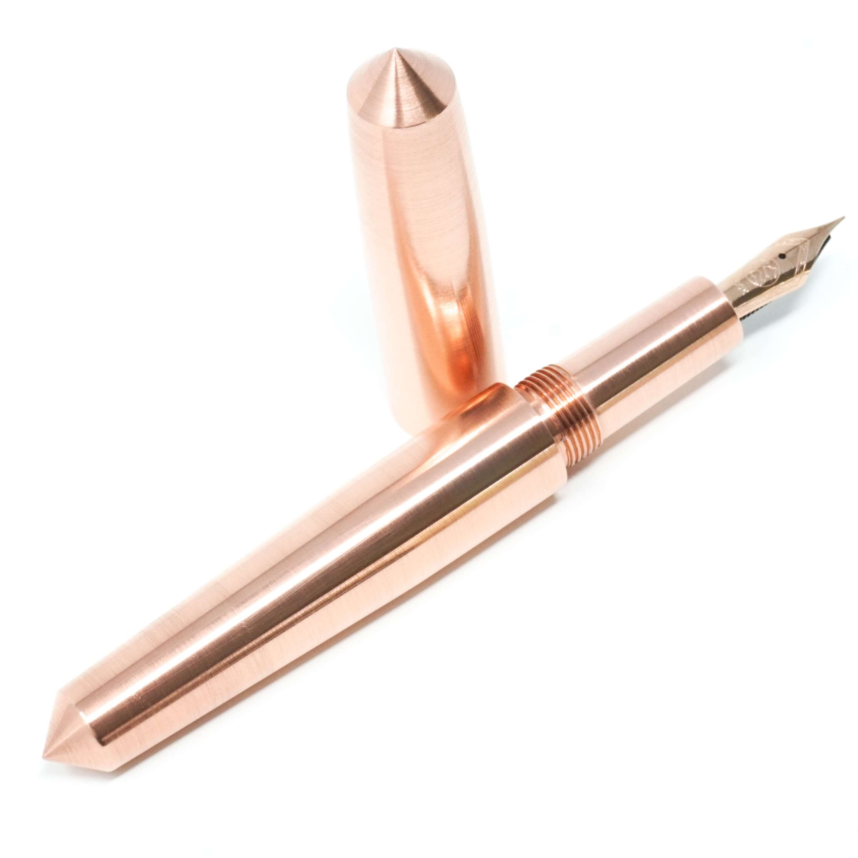 Copper ('Rose Gold') Spreadbury Loft Bespoke Fountain Pen JoWo/Bock #6
