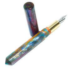 Load image into Gallery viewer, Iridescent Glow Paddington Loft Bespoke Fountain Pen JoWo/Bock #6