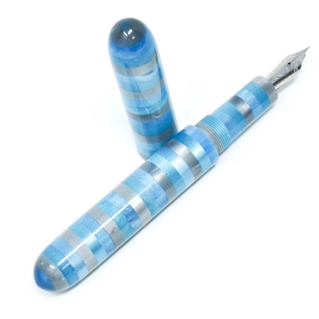 Blue Caterpillar Islay Loft Bespoke Fountain Pen JoWo/Bock #6