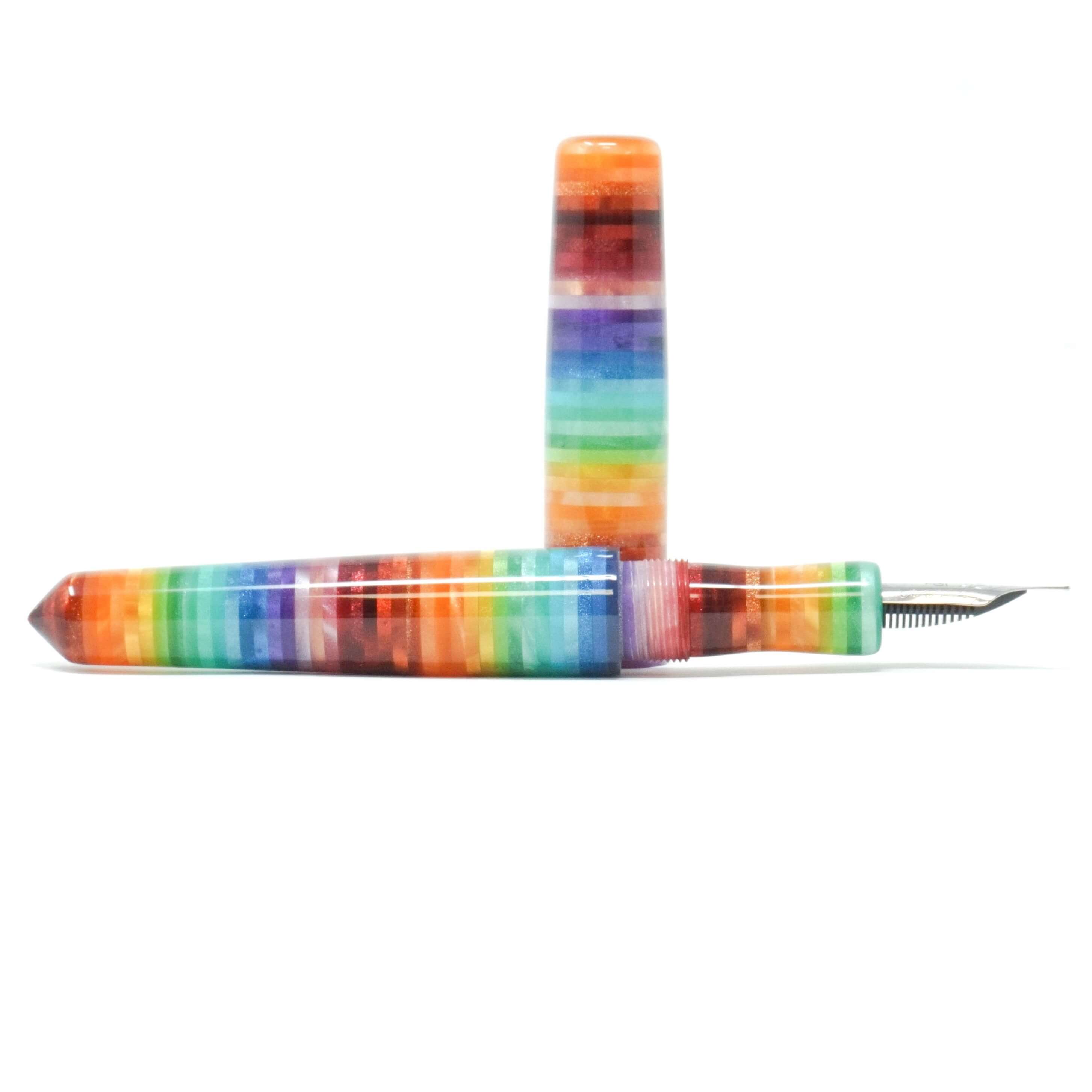 Jelly Bean Glenwood Rainbow Loft Bespoke Fountain Pen JoWo/Bock #6