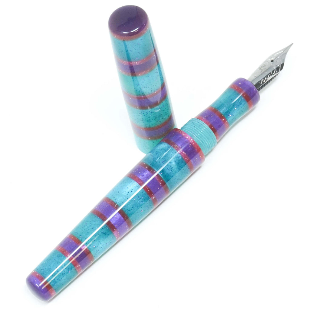 Unicorn Stripe Langley Loft Bespoke Fountain Pen JoWo/Bock #6
