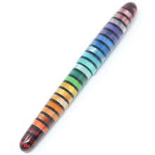 Load image into Gallery viewer, Jewel Tone Stripe 5 Winchester Rainbow Loft Bespoke Fountain Pen JoWo/Bock #6