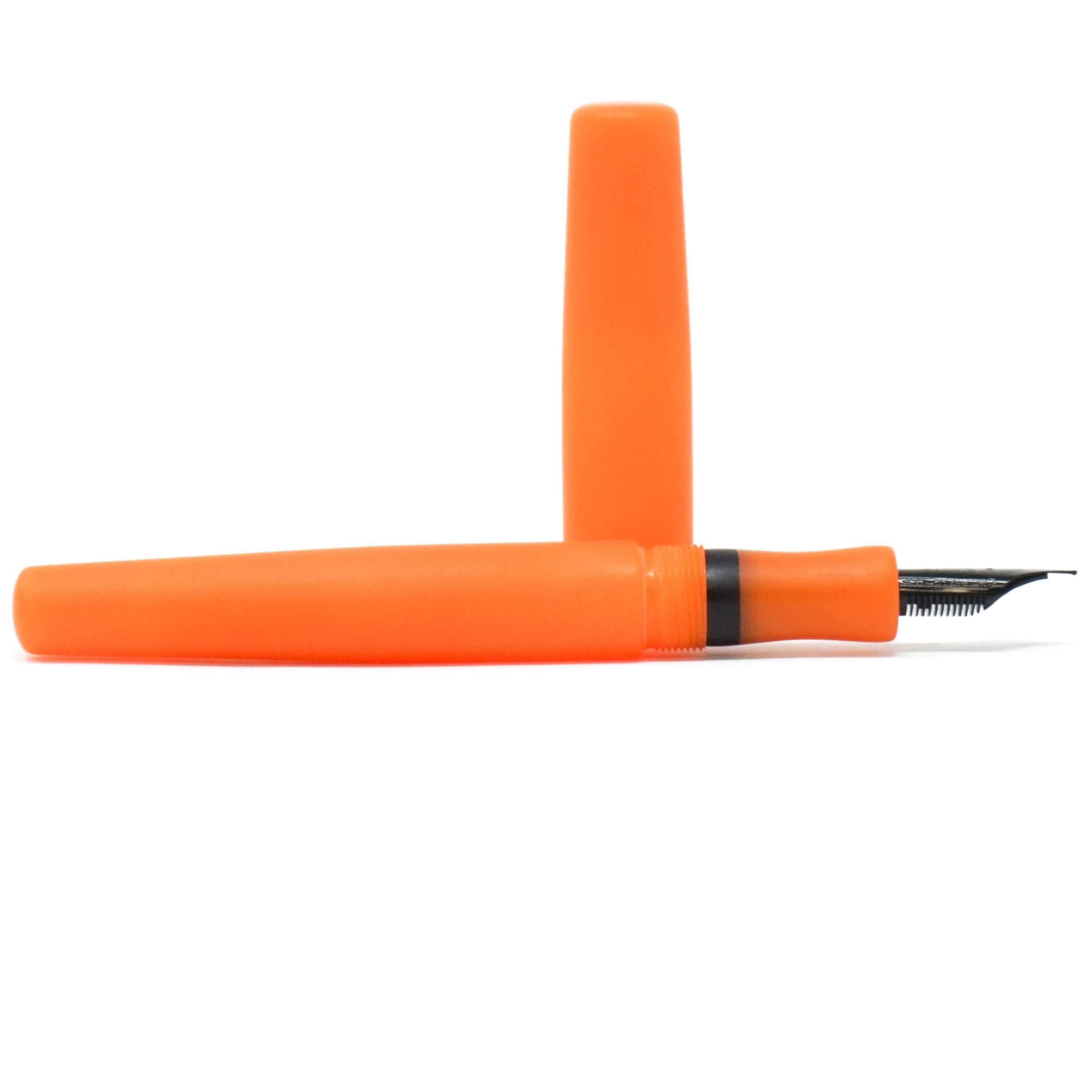 Orange 2 Satin Wiltshire Loft Bespoke Fountain Pen JoWo/Bock #6