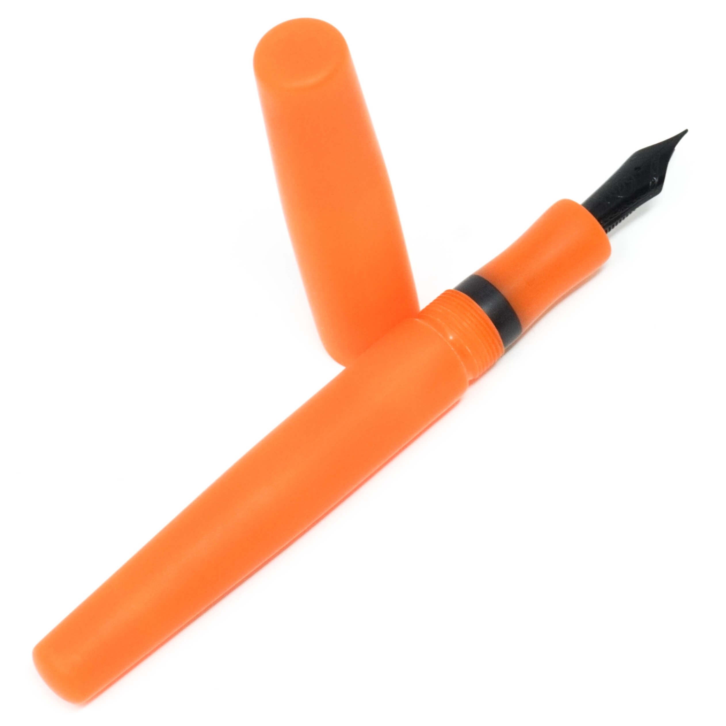 Orange 2 Satin Wiltshire Loft Bespoke Fountain Pen JoWo/Bock #6