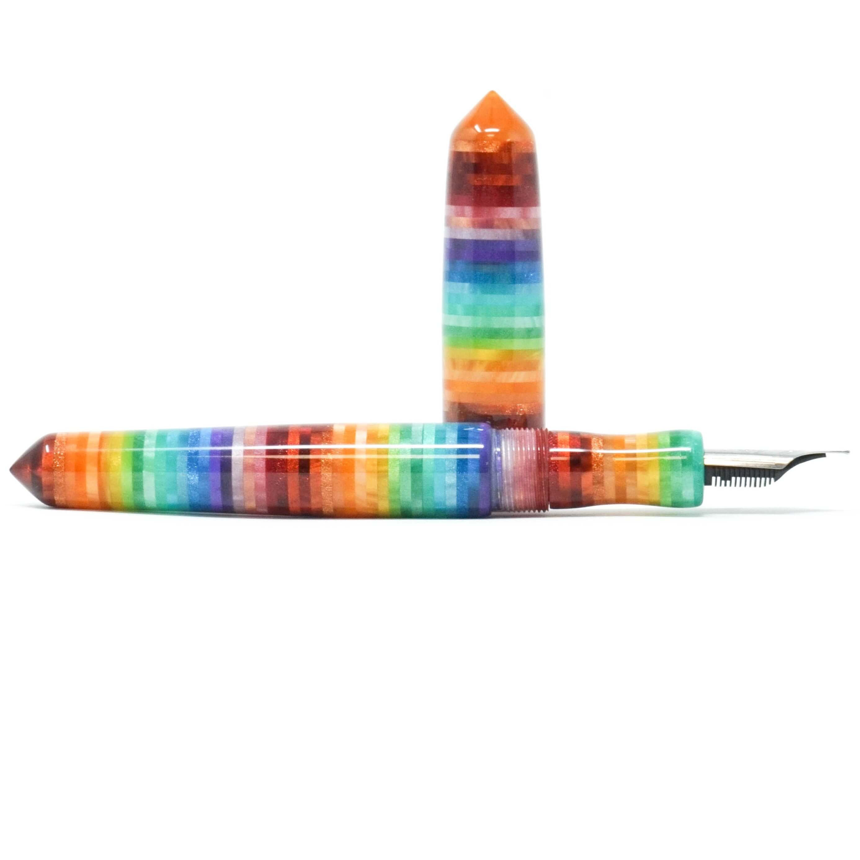 Jelly Bean 2 Kingsbury Rainbow Loft Bespoke Fountain Pen JoWo/Bock #6