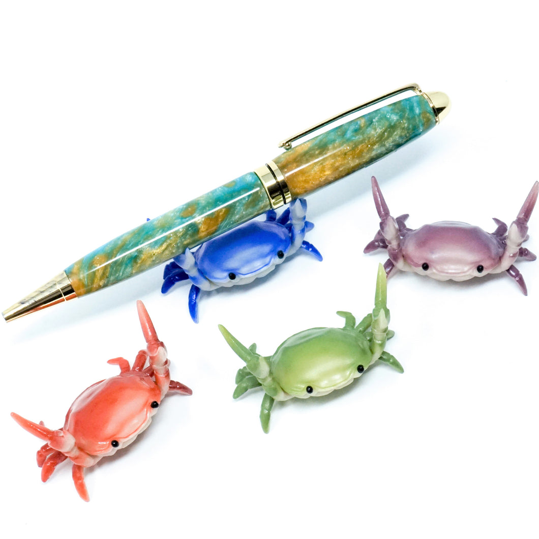 Crab Pen Holder for Desk - Fountain Pen, Pencil, or Ballpoint Pen
