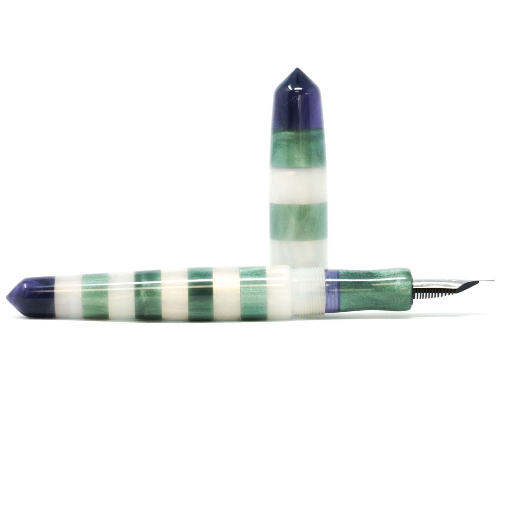 Amethyst Lighthouse Kingsbury Loft Bespoke Fountain Pen JoWo/Bock #6