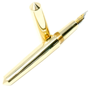 Brass 2 ('Gold') Spreadbury Loft Bespoke Fountain Pen JoWo/Bock #6