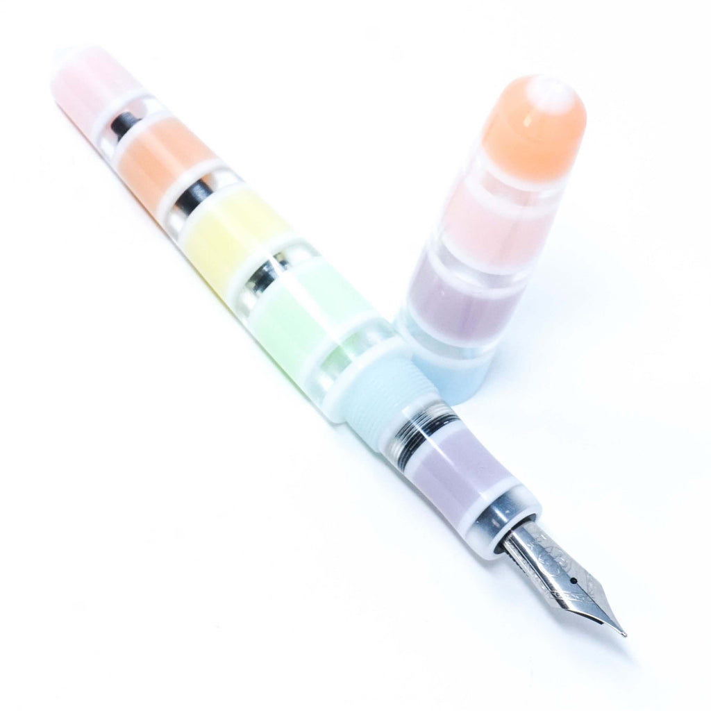 Pastel Window Stripe Spreadbury Loft Bespoke Fountain Pen JoWo/Bock #6