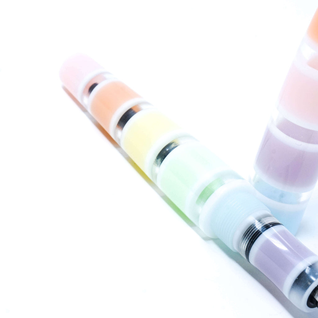 Pastel Window Stripe Spreadbury Loft Bespoke Fountain Pen JoWo/Bock #6
