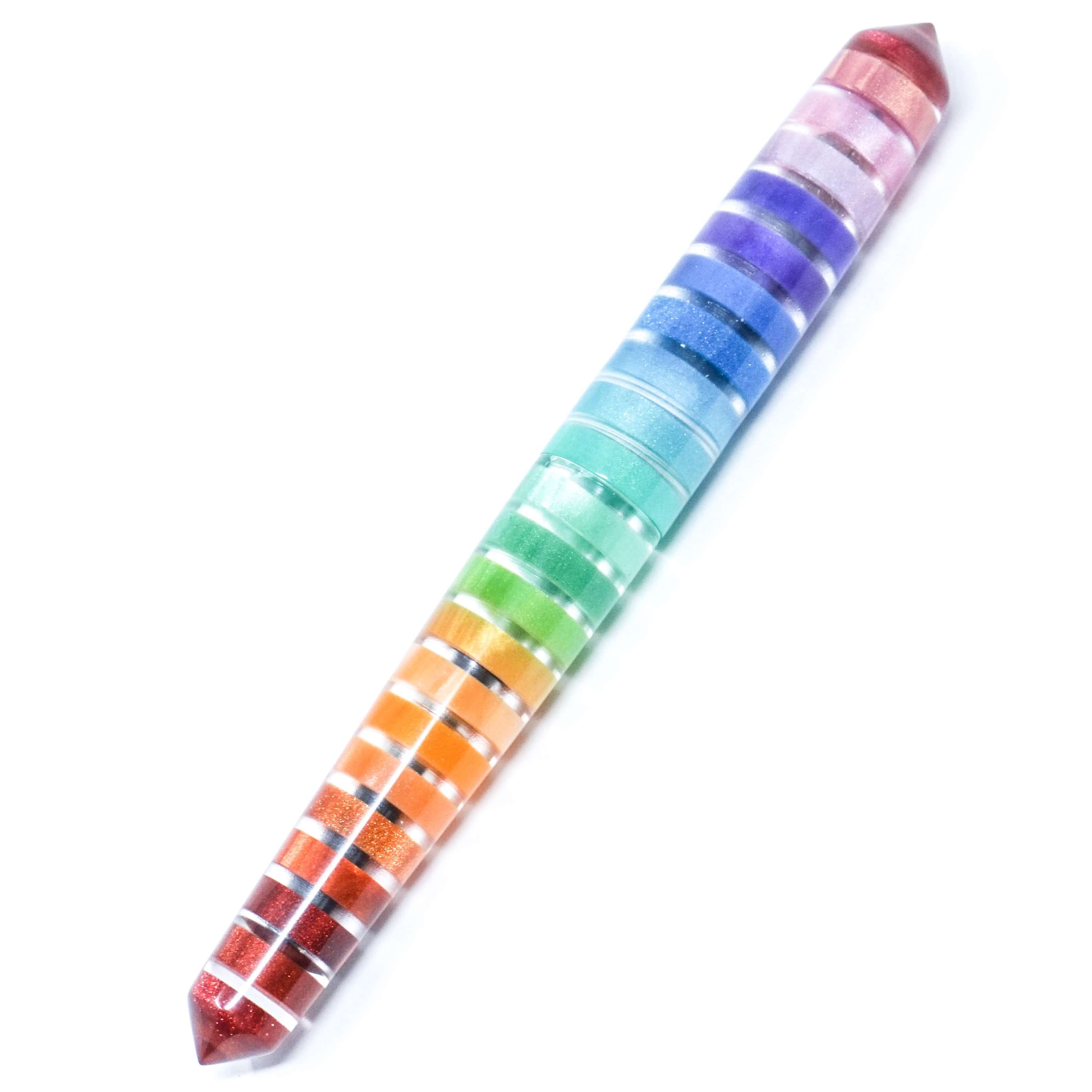 Jewel Tone Clear Rainbow Spreadbury Loft Bespoke Fountain Pen JoWo/Bock #6