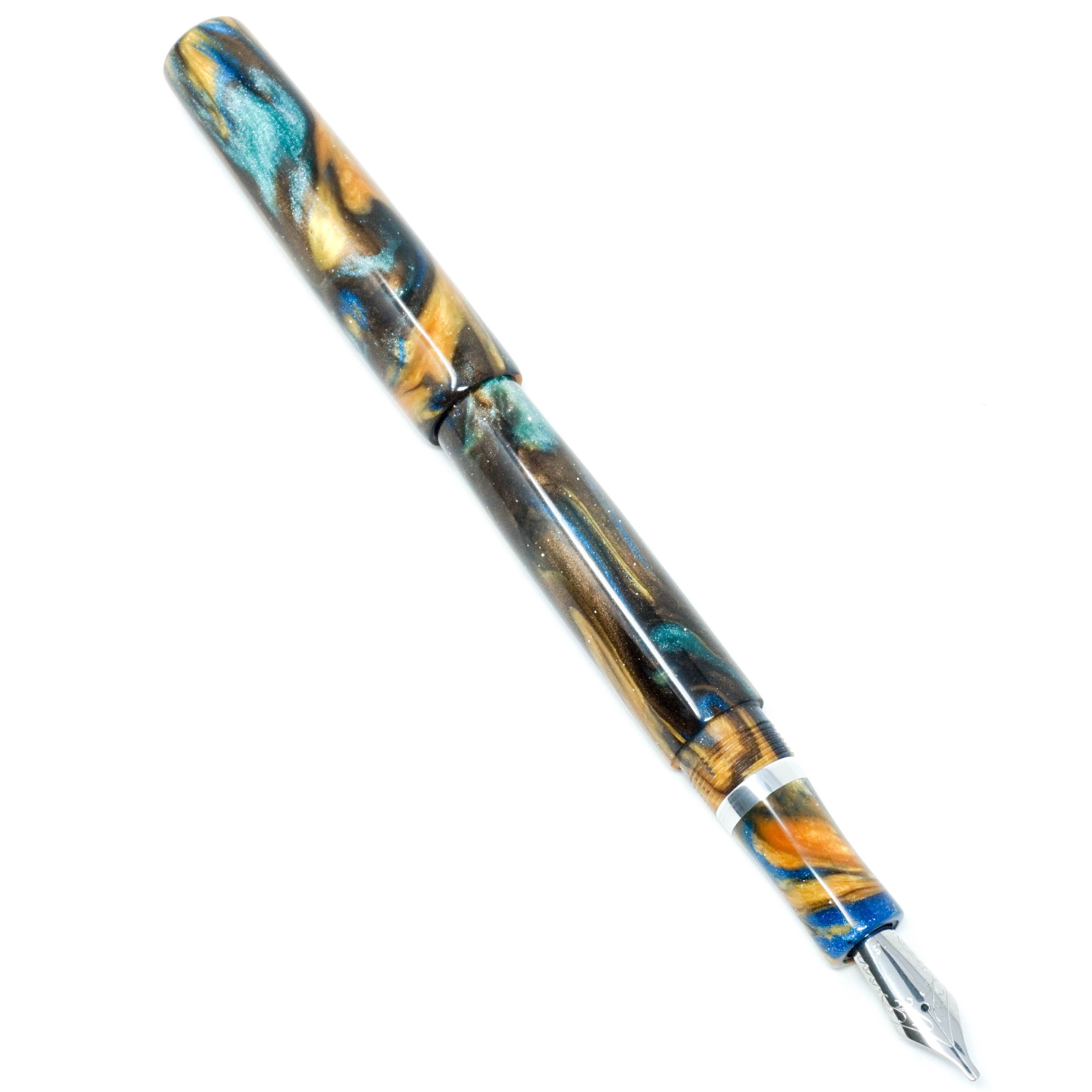 Golden Ocean 2 Skye Loft Bespoke Fountain Pen JoWo/Bock #6