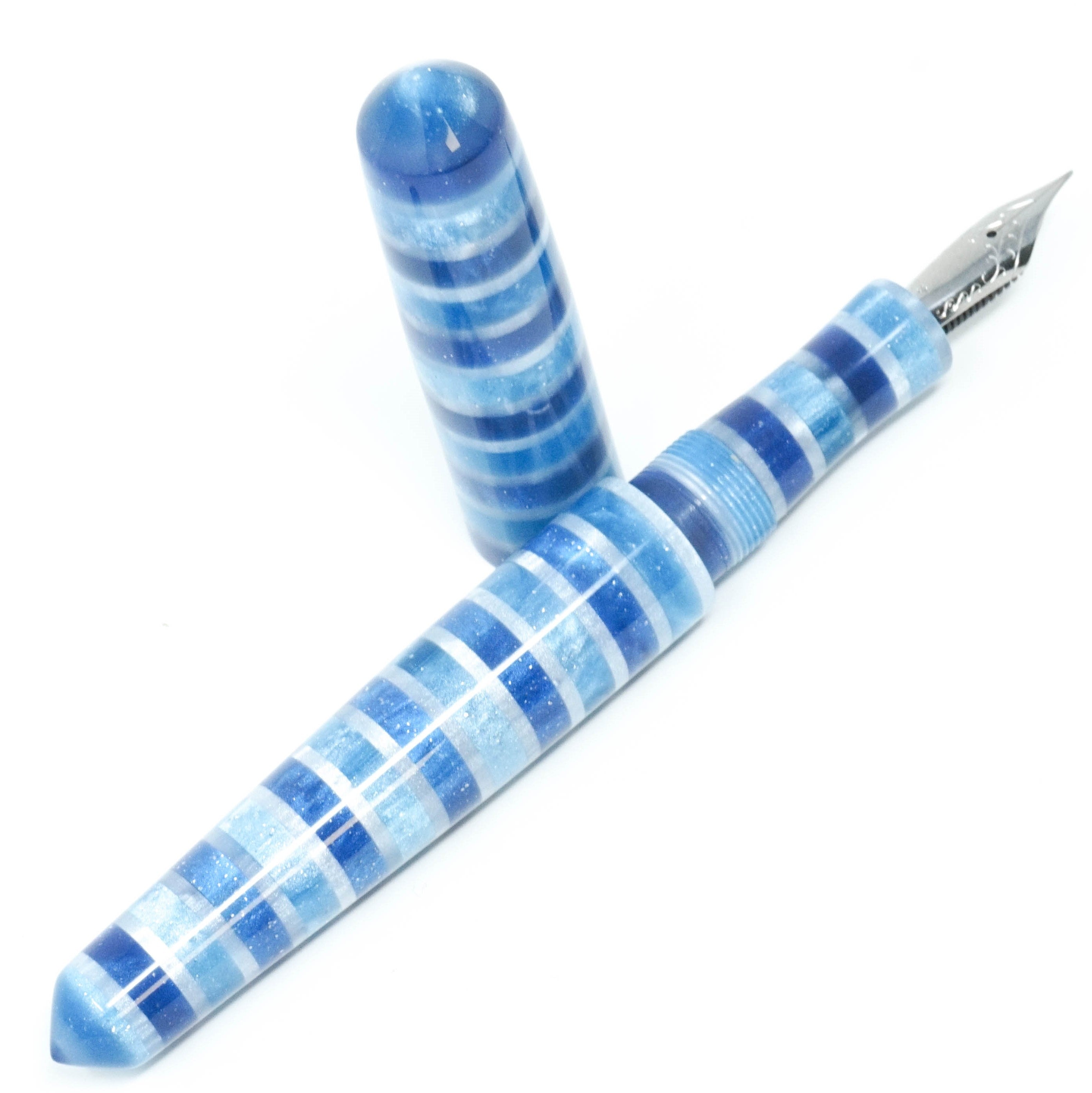 Summer Skies Spreadbury Loft Bespoke Fountain Pen JoWo/Bock #6