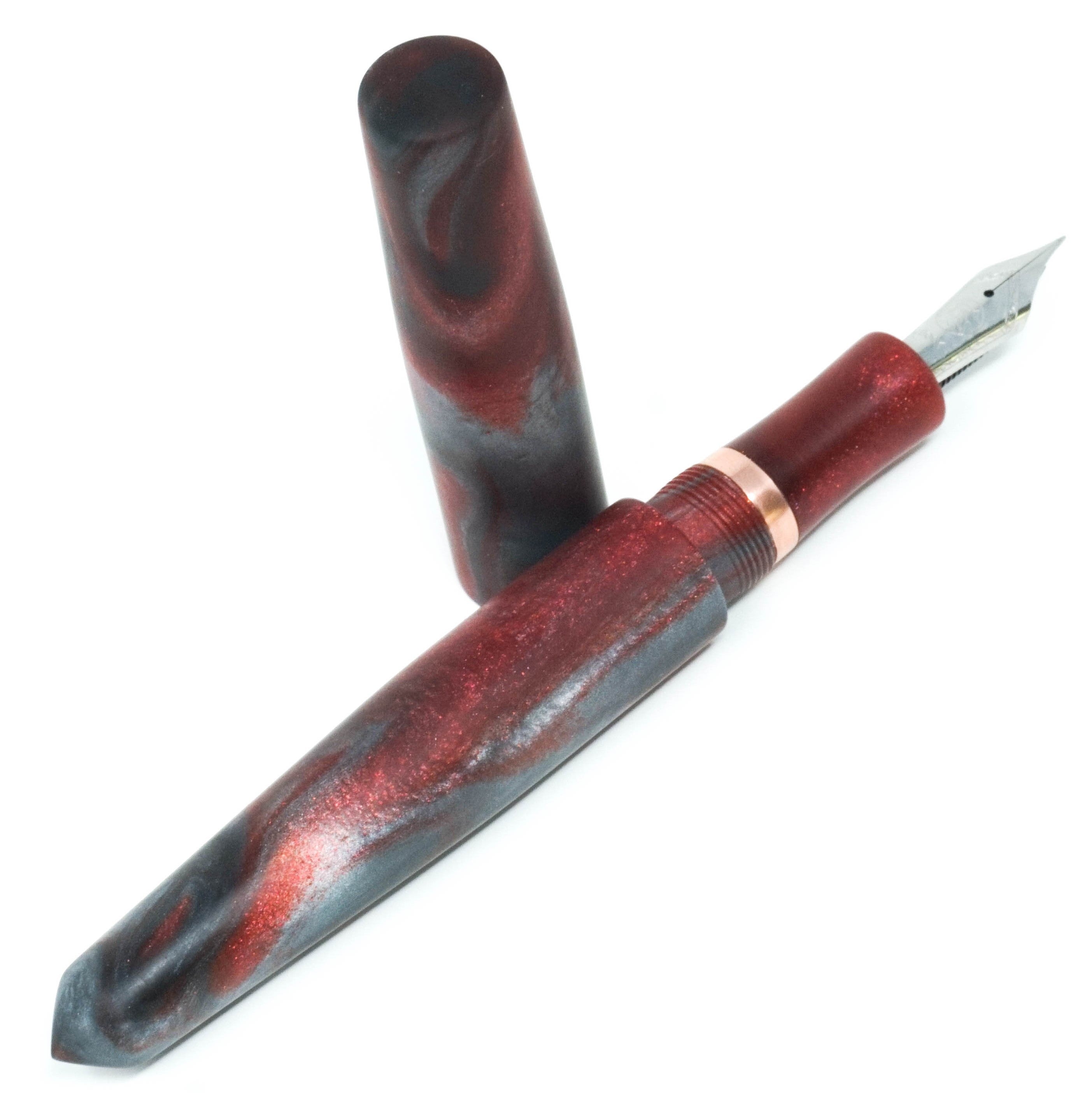 Red Planet Glenwood Loft Bespoke Fountain Pen JoWo/Bock #6