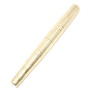 Brass ('Gold') Hammered Langley Loft Bespoke Fountain Pen JoWo/Bock #6