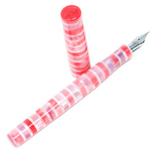 Load image into Gallery viewer, Striped Candy Highworth Loft Bespoke Fountain Pen JoWo/Bock #6