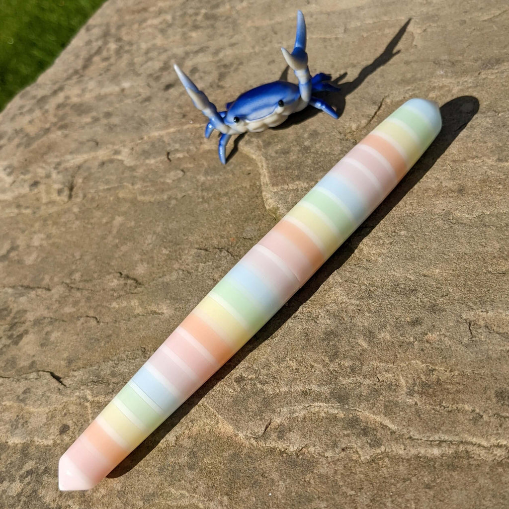 Pastel Tone Stripe Spreadbury Loft Bespoke Fountain Pen JoWo/Bock #6